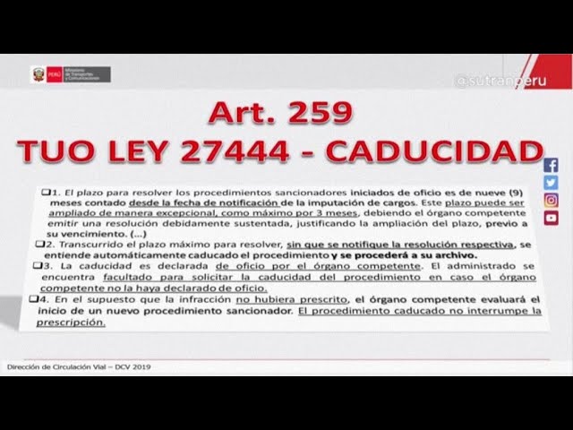 plazo de caducidad del procedimiento sancionador
