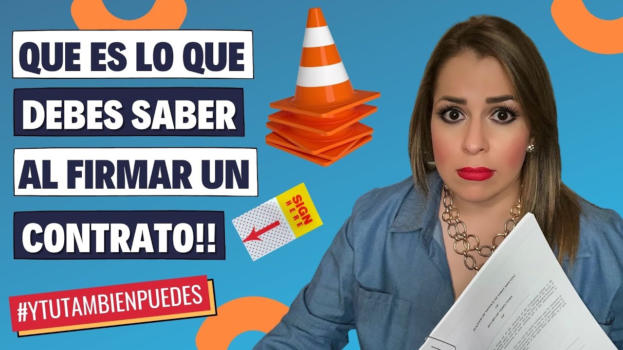 requisitos para firmar un contrato de trabajo