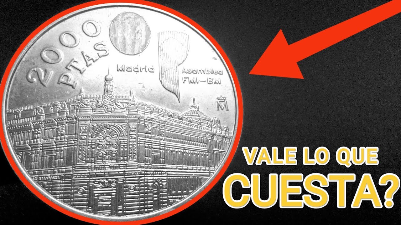 valor moneda 2000 pesetas 1994 plata