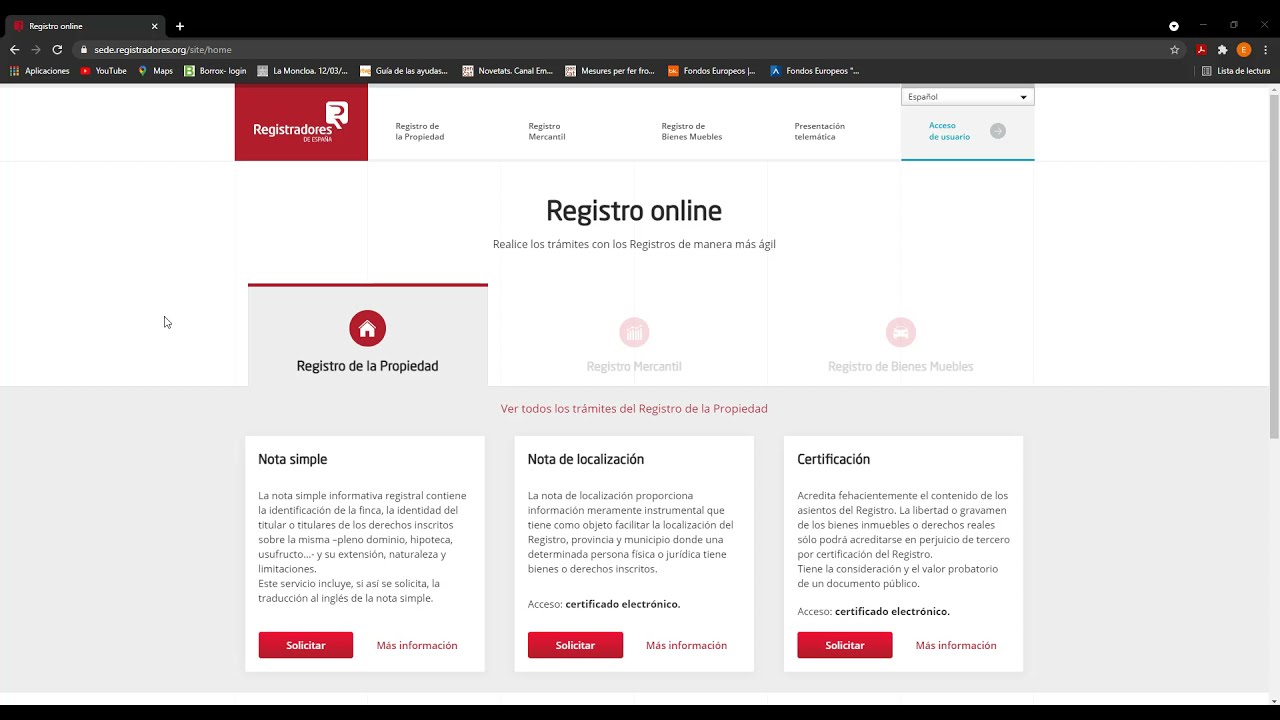 consulta calificacion cuentas anuales registro mercantil