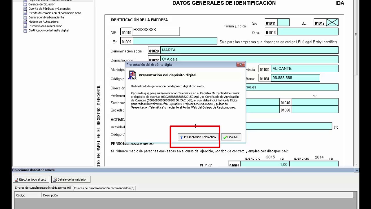 deposito de cuentas registro mercantil madrid