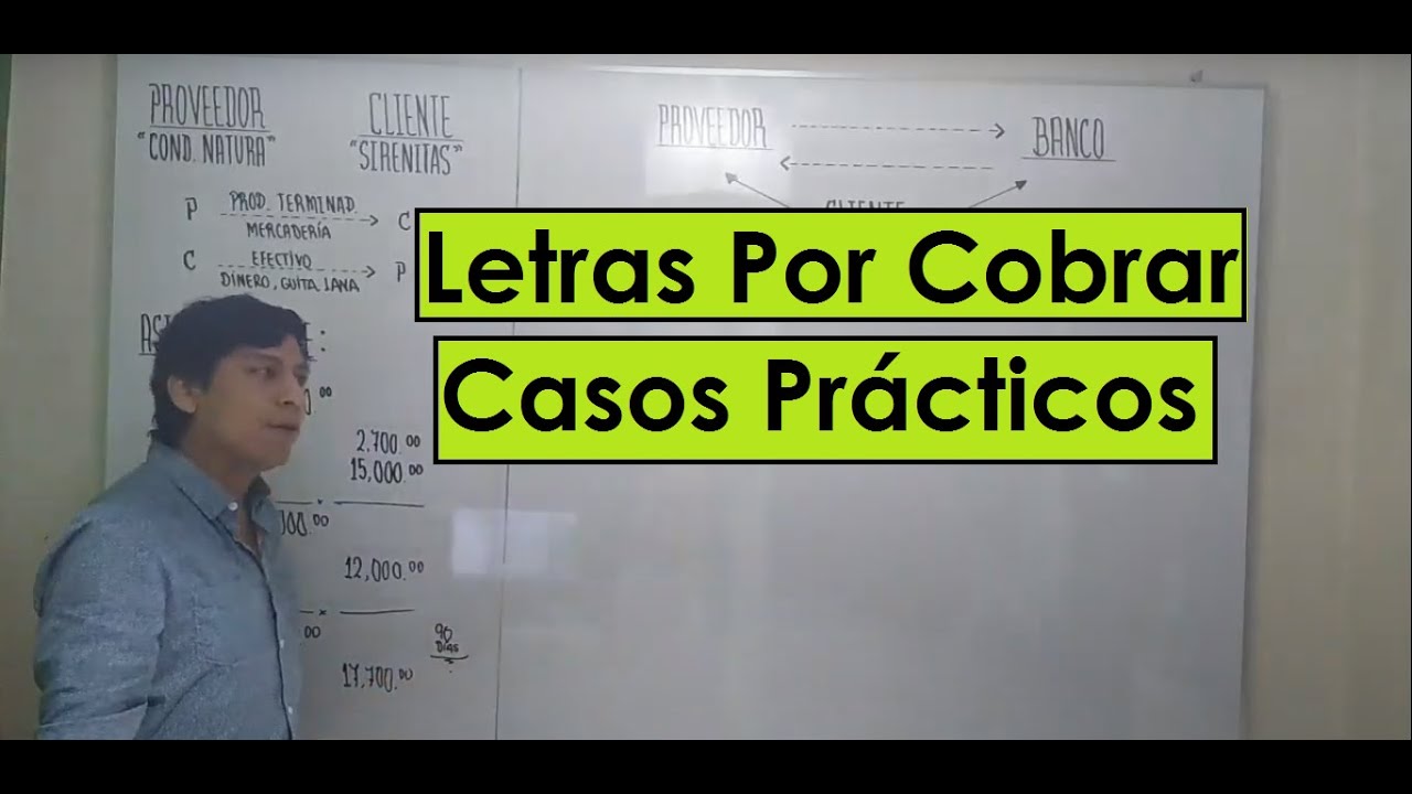 letras pendientes de pago activo o pasivo