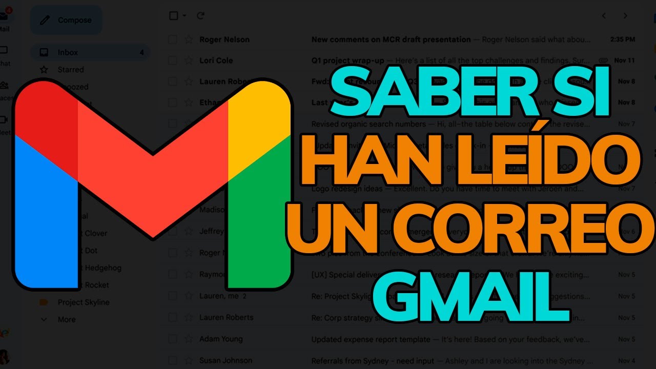 notificacion de correo leido en gmail