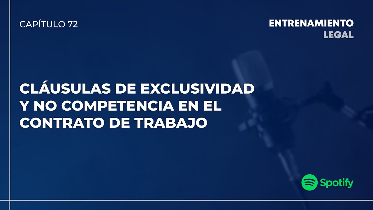 pacto de exclusividad y no competencia