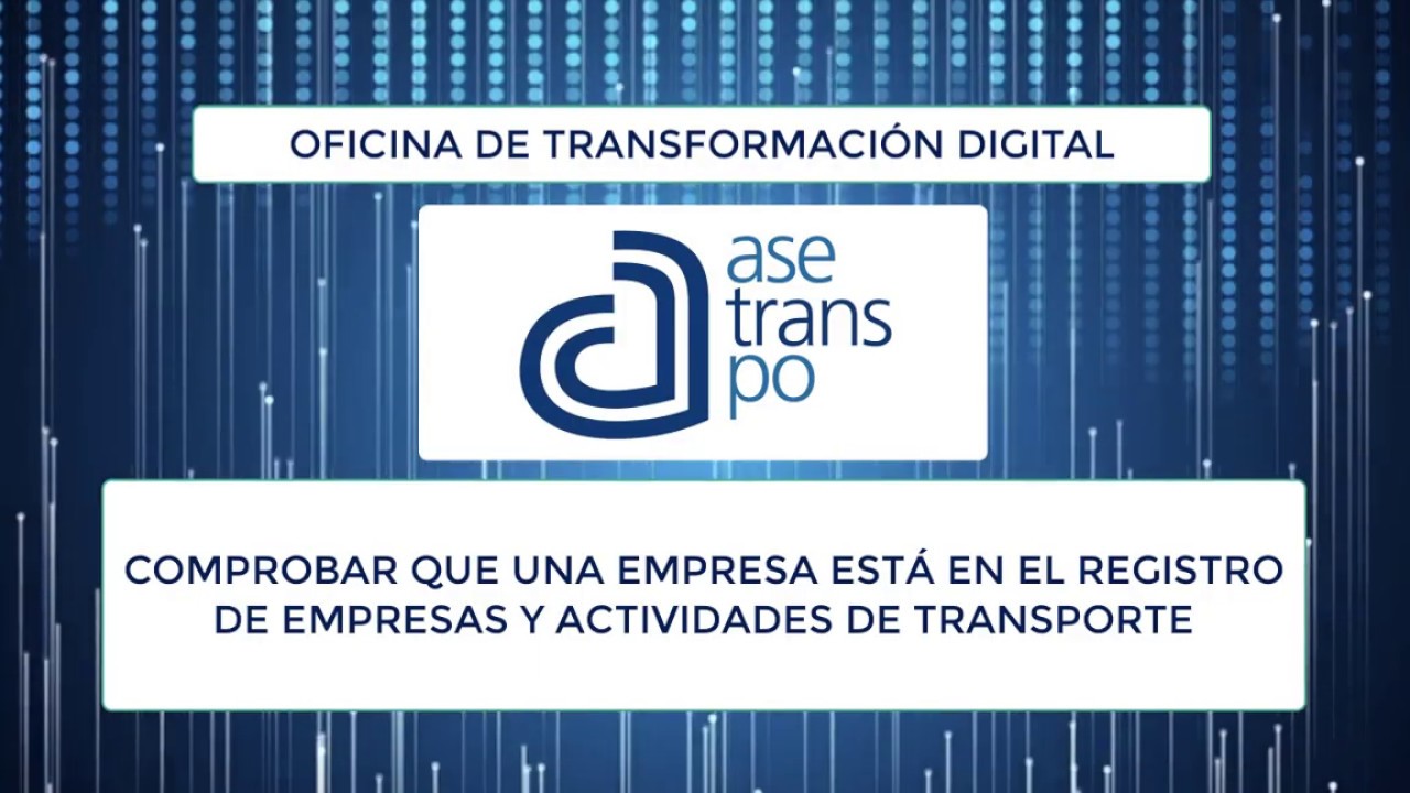 registro de empresas y actividades auxiliares de transporte