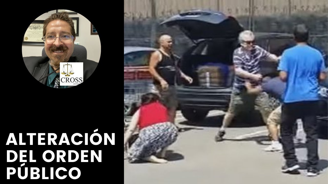 alteración del orden público código penal