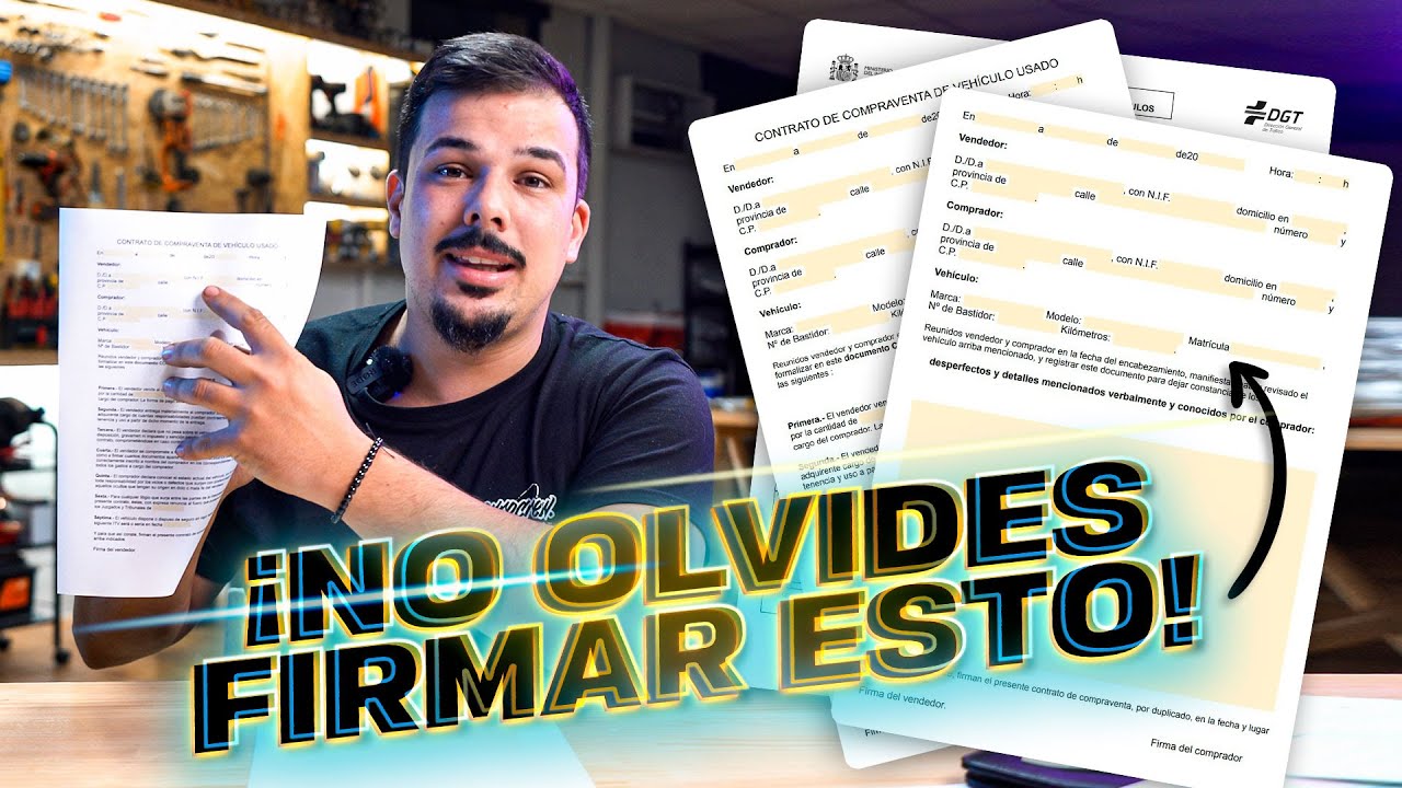 contrato de compraventa de vehiculo españa