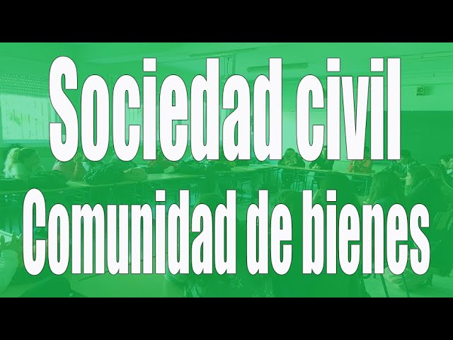 diferencias entre comunidad de bienes y sociedad civil