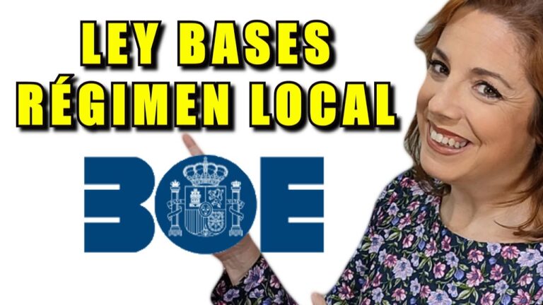 Esquema Resumen de la Ley 7/1985: Bases del Régimen Local - Información