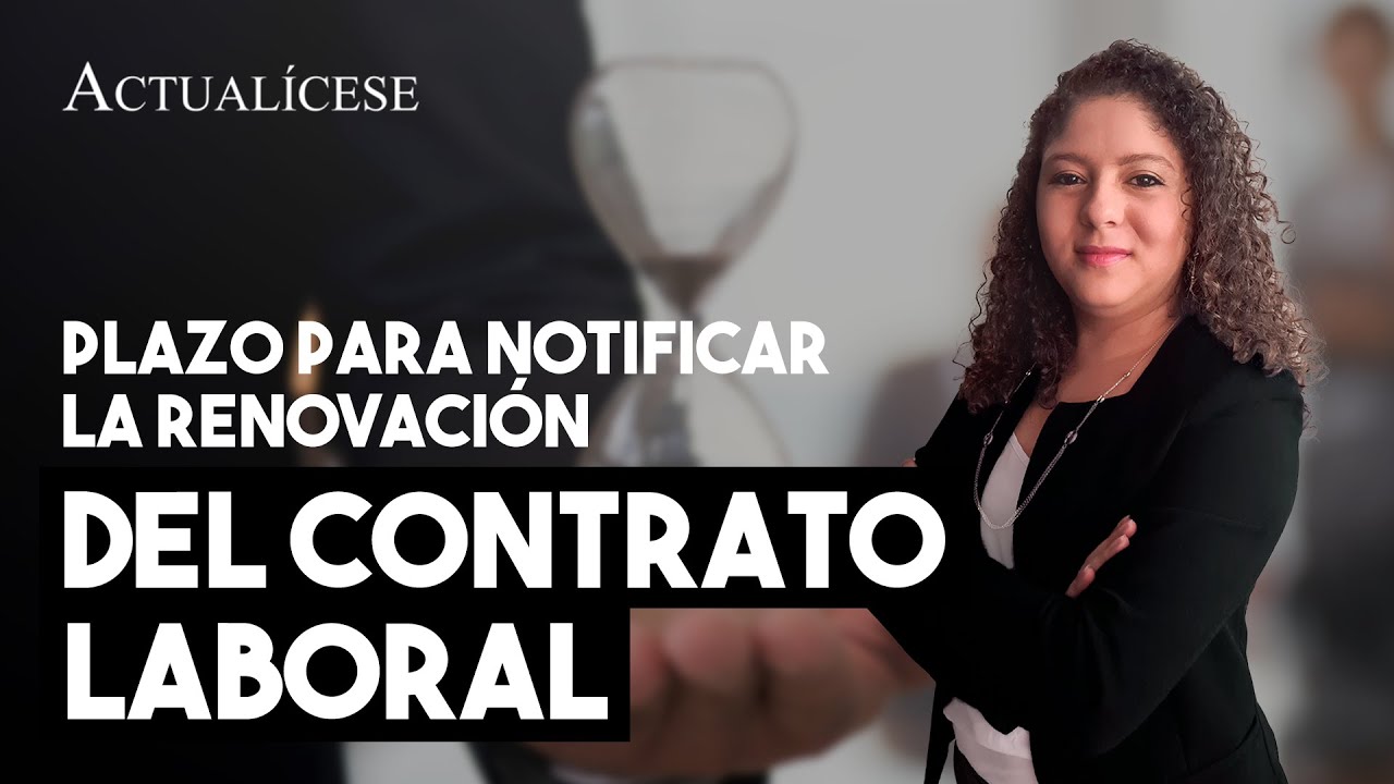 notificacion de fin de contrato laboral