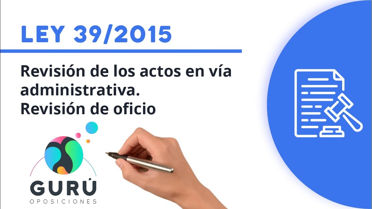 revisión de oficio de los actos administrativos